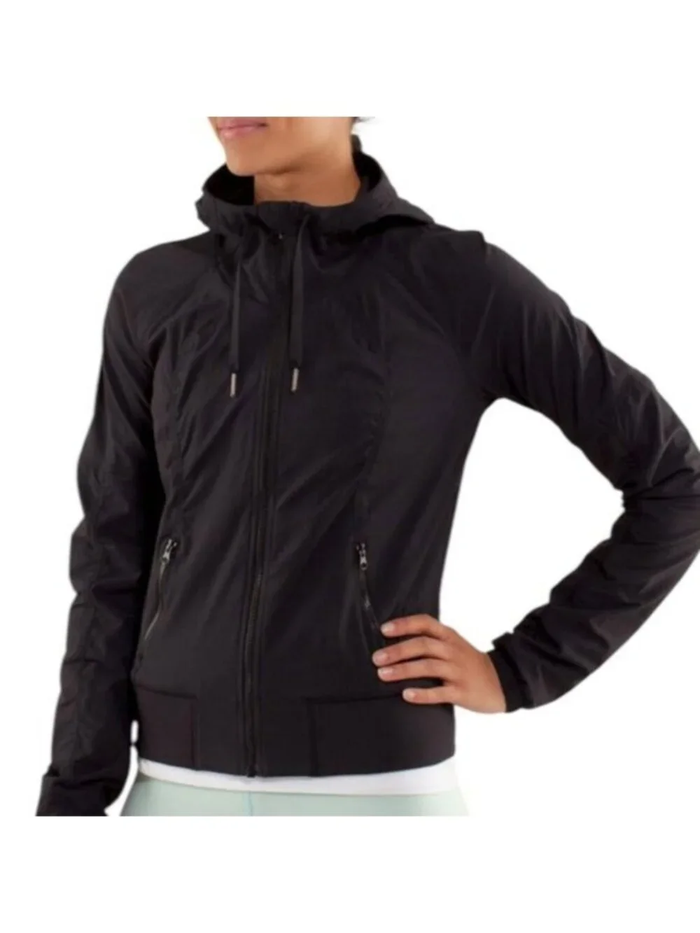 Lululemon Street To Studio Zip Up Jacket Black